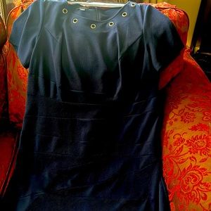 Navy blue dress